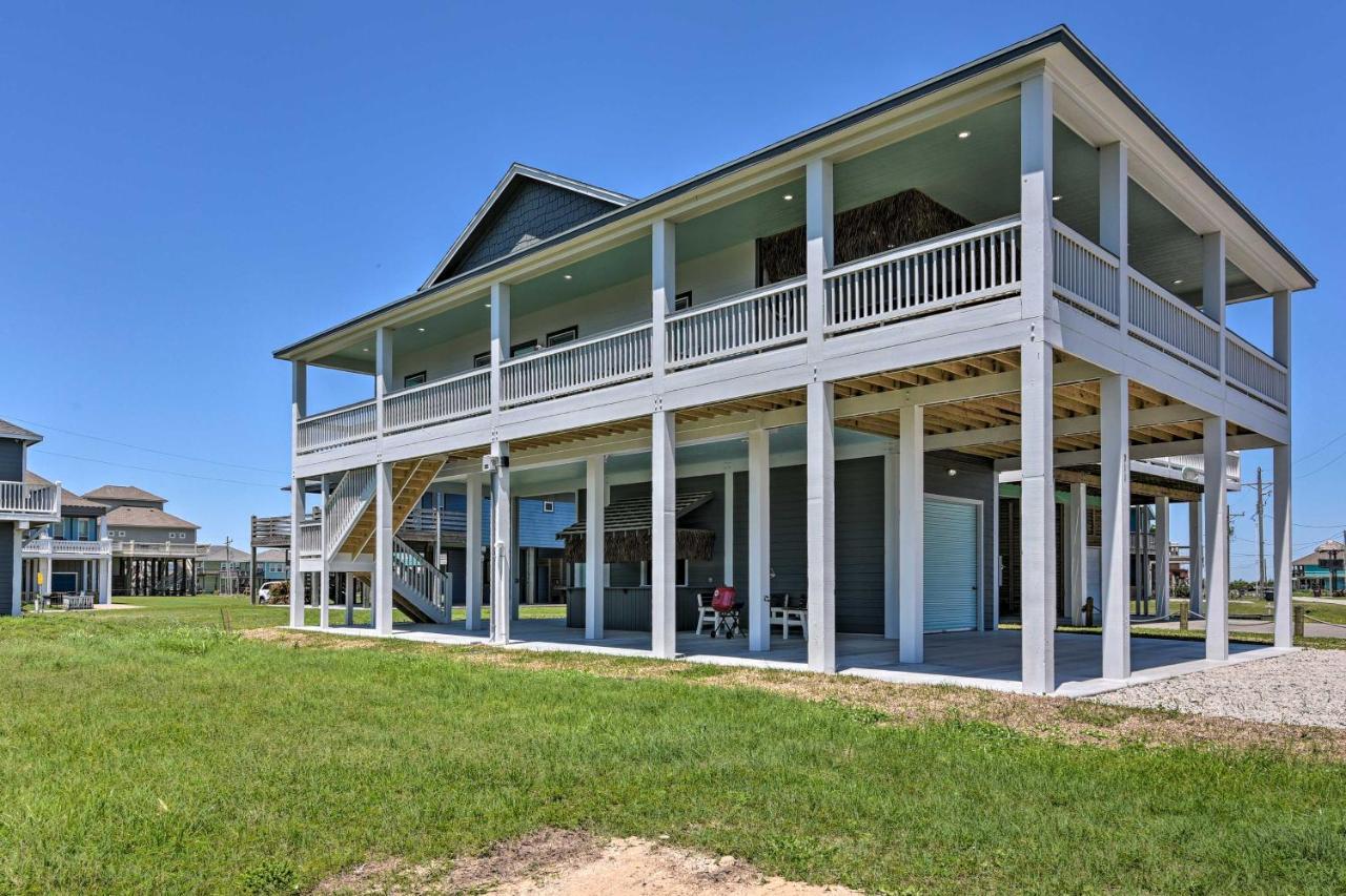 Bolivar Peninsula Beach House, Steps To Coast Eksteriør bilde