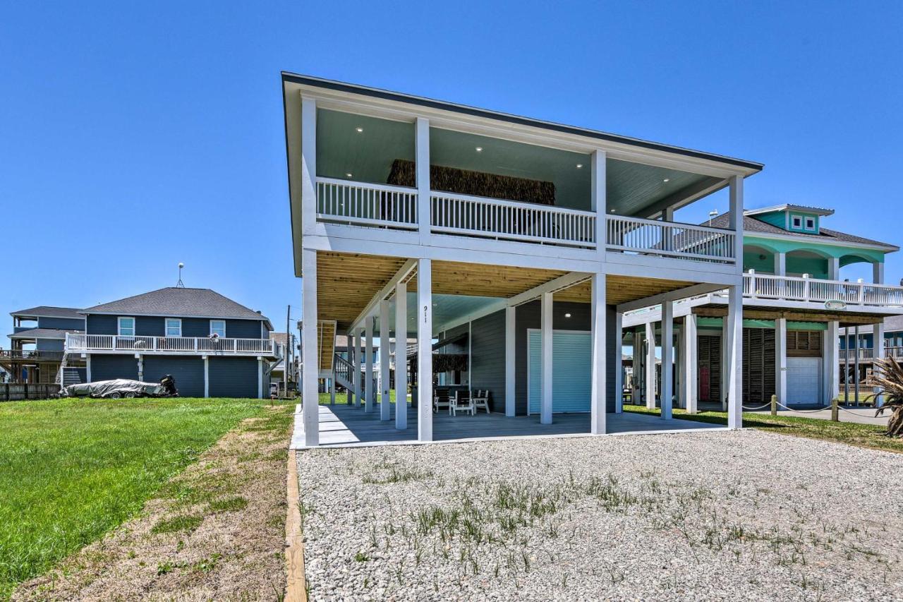 Bolivar Peninsula Beach House, Steps To Coast Eksteriør bilde