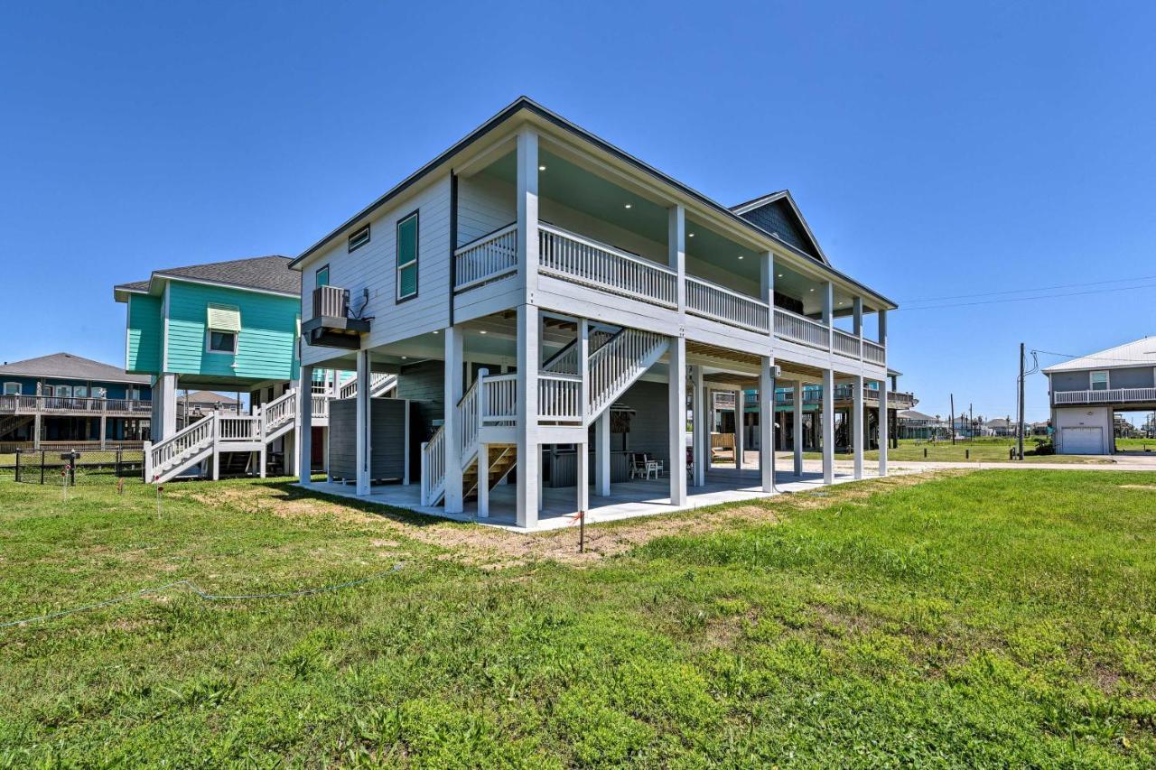 Bolivar Peninsula Beach House, Steps To Coast Eksteriør bilde